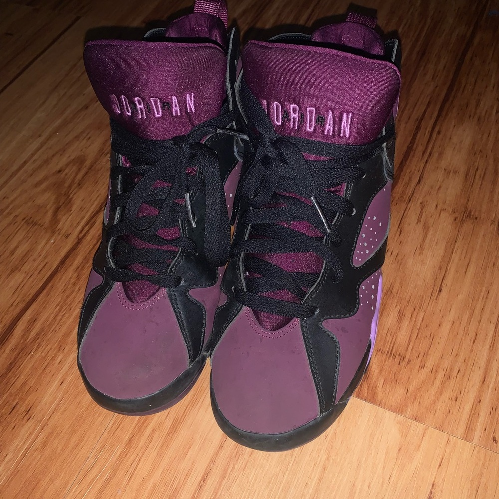 Purple and Black Jordan 23 shoes